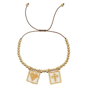 Pulsera <span class=keywords><strong>de</strong></span> cuentas iyuki <span class=keywords><strong>de</strong></span> 2895 pulgadas, brazalete hecho a mano con colgante <span class=keywords><strong>de</strong></span> Cruz para <span class=keywords><strong>amistad</strong></span> - Product Image 3