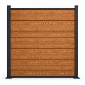 Lames de clôture WPC sur mesure, 2e génération, panneaux composites co-extrudés, résistance au vent, prévention des éclats, écologiques, pour villas et applications commerciales - Product Image 2