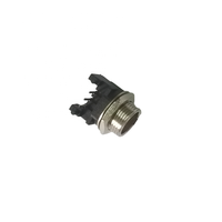 Connecteur mini xlr 3 broches à angle droit avec connecteur de carte PCB à filetage extérieur 90 degrés