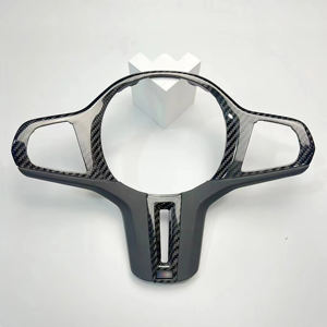 Embellecedor de cubierta de volante Interior de fibra de carbono seco para BMW 3/4/5/6/7 Series G20 G30 G32 G80 G02 F90 F98 X3M X4M - Product Image 2