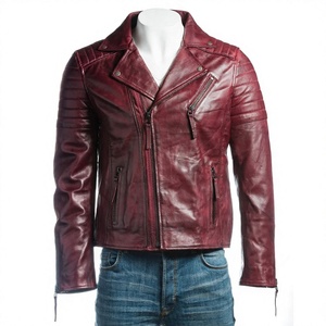 Design Your Own <b>Leather</b> Fashion <b>Jackets</b> High Quality Men <b>Leather</b> <b>Jacket</b> in Best Price <b>Long</b> Sleeve <b>jacket</b> for men - Product Image 4