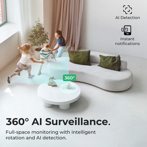Caméra de sécurité intérieure IMILAB 3K 5MP 360° PTZ WiFi 6 avec détection IA, vision nocturne et audio bidirectionnel pour maison, bureau, appartement, hôtel - Product Image 6