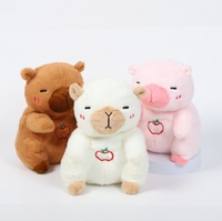 2025 vente chaude personnalisé Kawaii respiration Capybara ours Musical en peluche jouets compagnon lumière du sommeil poupées EN71 bébé cadeaux d'anniversaire