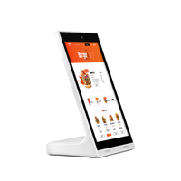 Tablette Android personnalisée 10,1 pouces avec support fin en forme de L, écran tactile capacitif interactif pour centres commerciaux et réservation de rendez-vous