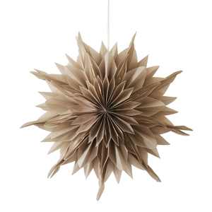 Giấy Trắng <span class=keywords><strong>3D</strong></span> Giáng Sinh Treo Trang Trí Giấy Treo Hoa Sao Trong Nhà Che Nắng (Chỉ Giấy) - Product Image 3