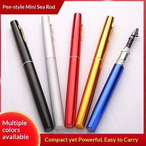 Juego de Cañas de Pescar Ultraligeras de Fibra de Vidrio para Principiantes - Caña de <span class=keywords><strong>Mar</strong></span> para Lanzamiento a Larga Distancia con Señuelos Pequeños, Ultraligera para Pesca en Balsa - Product Image 3