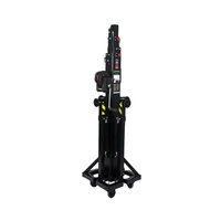 Torre elevadora de truss con cabrestante de manivela, capacidad de carga de 2600 lbs (1179 kg) y 250 kg (6M de altura), para pantallas LED, luces de escenario y altavoces de arreglo lineal.