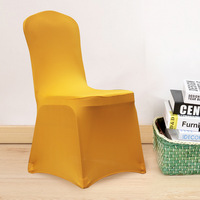 Housse de chaise élastique en spandex pour mariages, banquets et événements festifs