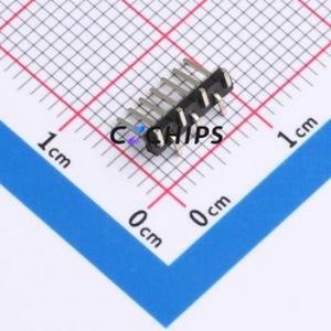 PZ1.27-UL2D-7A Pin Header SMD,P=1.27mm Connector ( Pin Structure: 1x7P )( Pitch: 1.27mm )( Round Pin / Square Pin: Pin Header ) - Product Image 2