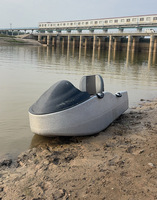 Kart de divertissement monoplace en gros d'usine, petit bateau de sport nautique, moto aquatique 15 kW avec batterie au lithium