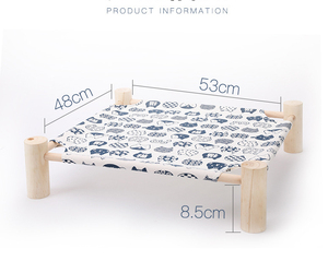 Cama de perro a prueba de humedad, marco de madera elevado extraíble, fabricante al por mayor - Product Image 2
