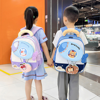 2 Pcs Tas Ransel & Dompet Koin Anti Air Motif Kartun Modis untuk Anak Usia 3-6 Tahun (Set)