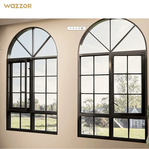 Wazzor prezzo competitivo casa termo arco in alluminio tipo francese porte finestre - Product Image 3