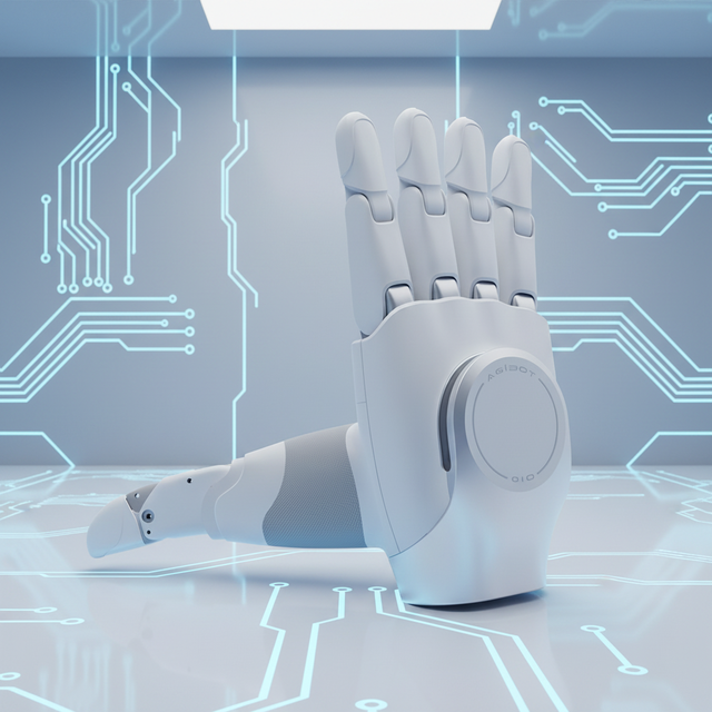 Renhuan AGIBOT OMNIHand New 6-Axis IP56 High-DOF Interactive Dexterous Five-Finger Bionic Arm Robot Hand Control System for