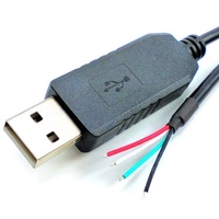 Alta calidad We 1800 Bt FTDI Chip USB RS485 a 6 pines Core Open Tinned Wire End Serial Cable Compatible con Windows