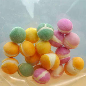 Caramelos de Goma Secos Congelados y Deshidratados al por Mayor, Color Arena Ácida, con Sabor a Frutas, Cubiertos de Azúcar - Product Image 3