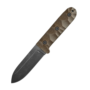 <b>Camping</b> Linen Handle PR4 Straight Utility Knife Industrial Grade Survival Outdoor EDC <b>Tool</b> D2 Steel Full Leather Sheath OEM - Product Image 1