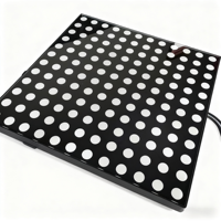 UNOXINE 12x12 3D RGB Panneaux de piste de danse interactifs à LED Télécommande pour clubs et mariages