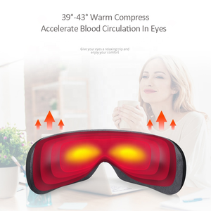 Máquina masajeadora de ojos portátil de Venta caliente con compresa de calor cómoda alivia la fatiga masajeador de ojos inalámbrico vibración inteligente - Product Image 5