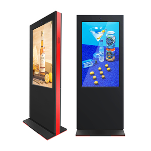 55/65/75 Inch IP65 <b>Outdoor</b> Standing Totem Wifi LCD Advertising <b>Digital</b> <b>Signage</b> Display Screen - Product Image 1