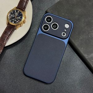 Étui de téléphone en cuir couleur unie 17 couleurs, style professionnel, conversion instantanée, pour iPhone 15 16 <span class=keywords><strong>Pro</strong></span> Max, coque arrière antichoc tout compris - Product Image 5