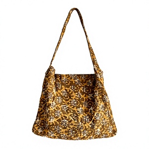 Bohemian Geometric Floral <b>Woven</b> Crossbody Sling <b>Bag</b> with Button Closure Ethnic Multicolor <b>Leather</b> Shoulder <b>Bag</b> for Lady Travel - Product Image 3