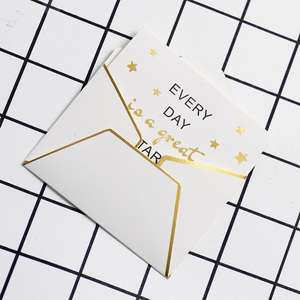 Enfants manuscrite Creative 'Thank' Message bricolage petit carton Gratitude <span class=keywords><strong>mots</strong></span> carte <span class=keywords><strong>de</strong></span> voeux d'<span class=keywords><strong>anniversaire</strong></span> personnalisée du personnel - Product Image 4