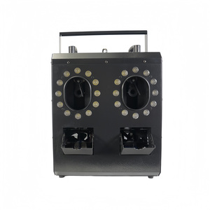 Nuova Macchina per Fumo e Bolle LED RGBW 1500W a 2 Vie con Proiettore, Controllo Remoto DMX512 per Matrimoni, DJ, Natale, Halloween - Product Image 1