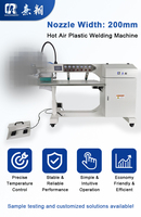 Machine de soudage plastique à air chaud CR-G28 avec buse large de 200 mm pour bâches PVC, tentes et soudeuses automatiques à chaud