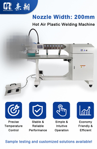 Machine de soudage plastique à air chaud CR-G28 avec <span class=keywords><strong>buse</strong></span> large de 200 mm pour bâches <span class=keywords><strong>PVC</strong></span>, tentes et soudeuses automatiques à chaud - Product Image 4