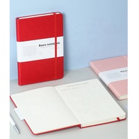 Approvisionnement direct usine : Agenda et carnet de notes professionnels A5 en cuir PU, couverture rigide, personnalisés, faits main, couleur rouge, pour 2026