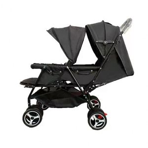 Carriolas Dobles Plegables Personalizables de Alta Calidad con Asiento Ajustable, Acero Inoxidable y Tela para Venta al Por Mayor - Product Image 4