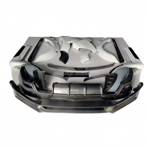 2015-2020 para <span class=keywords><strong>Jaguar</strong></span> Kit de carrocería de fibra de carbono estilo LUMA guardabarros anchos difusor delantero faldones laterales alerón trasero parachoques de coche todo - Product Image 5