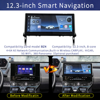 Autoradio Android 14 pour Toyota bZ4X 2022+ avec navigation, CarPlay sans fil, Android Auto, GPS, écran tactile IPS HD