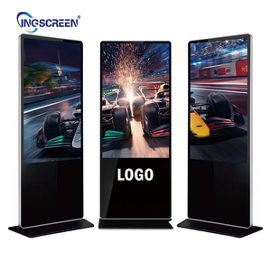 Ingscreen 32 43 49 55 65 inch Trắng Đen quảng cáo phương tiện truyền thông Máy nghe nhạc tầng thường vụ kiosk hướng dẫn Hội Đồng Quản trị màn hình cảm ứng kỹ thuật số biển - Product Image 3