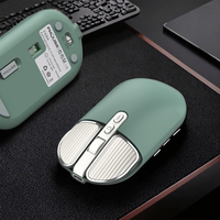 Souris sans fil Bluetooth OEM ODM ergonomique, double mode, rechargeable, avec éclairage LED, 5 boutons, suivi optique