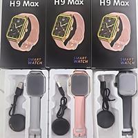 Jam Tangan Pintar H9 MAX Reloj Montre Intelligente Monitor Oksigen Darah Olahraga Pemantau Tidur Pelacak Kebugaran untuk Pria Hadiah Anak Laki-laki