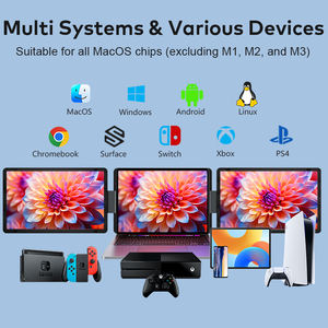 Moniteur double détachable magnétique 16'' 2.5K, horizontal et vertical, Plug & Play, Type-C, LED, série professionnelle pour téléphone et ordinateur <span class=keywords><strong>portable</strong></span>, fabrication OEM - Product Image 5