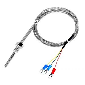 China Leverancier Roestvrij Staal Sonde Thermokoppel Pt1000 <span class=keywords><strong>Pt100</strong></span> <span class=keywords><strong>Rtd</strong></span> Temperatureure Sensor - Product Image 1