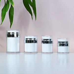 Envase de Lujo para Crema de Cuidado Personal de 15g 30g 50g 100gml, Frasco de Plástico sin Aire, Recargable, con Bomba Dosificadora - Product Image 5
