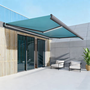 Meilleures ventes 2025 Nouveau produit Auvent rétractable avec télécommande Lumière LED pour utilisation en extérieur Jardin ou terrasse - Product Image 1
