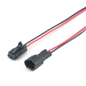 Kunden spezifischer Hooha-Kabelbaum Kfz-Kabelbaum <span class=keywords><strong>2</strong></span>-polige Auto-Steck verbinder 0,5mm verzinntes Kupfer Teilen ummern 7222-1424-40 - Product Image 3