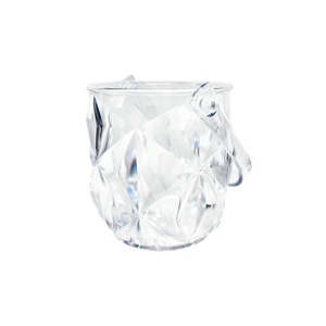 Petit seau à glace en acrylique transparent avec poignée Style ferme Capacité de 1,6L pour camping Bière Vin et Cocktail Refroidisseur - Product Image 3