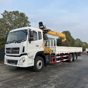 รถบรรทุกติดเครนจีน Dongfeng 6*4 บรรทุกได้ 12 ตัน พร้อมเครนแขนตรง 5 ท่อน - Product Image 6