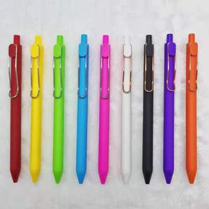 Stylo en plastique de style Coutour de stylo de contour curvy coloré promotionnel de stylo à bille en plastique bon marché - Product Image 1