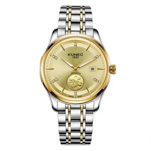 Montre mécanique pour homme avec cadran personnalisé en forme de fenêtre, en acier inoxydable, mouvement de haute qualité - Product Image 1