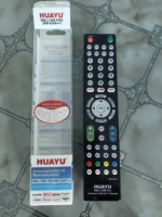HUAYU-RM-L1599 RM-034S + LED LCD Netflix, botón de funciones inalámbricas inteligentes, mando a distancia Universal IR TV