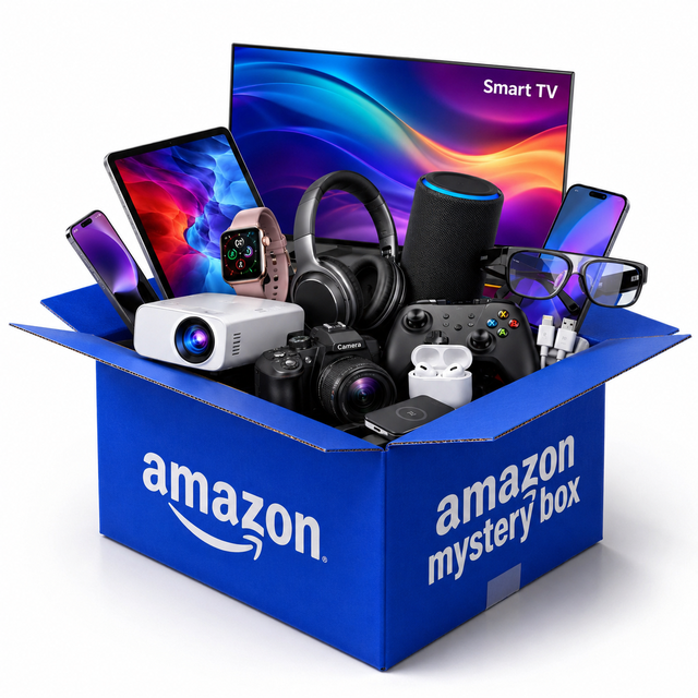 High Value Mystery Box Laptops Phones Tablets Playstation Gaming VR Smart Glasses and 5G Smart Watch Electronics Bundle