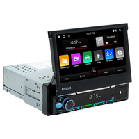 Unidad Principal Universal con Pantalla Táctil Capacitiva de 7 Pulgadas, Carplay Inalámbrico, Android Auto, Estéreo para Auto de Un Solo DIN, 4 GB de RAM