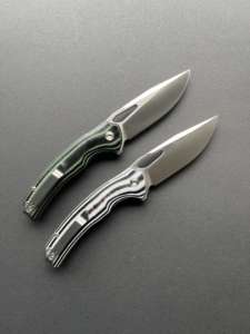 Coltello Pieghevole da Sopravvivenza Outdoor EDC - Lama D2, Manico G10 Lavorato CNC, Meccanismo di Blocco a Pulsante, Coltello Bowie e da Combattimento, DIY OEM - Product Image 5